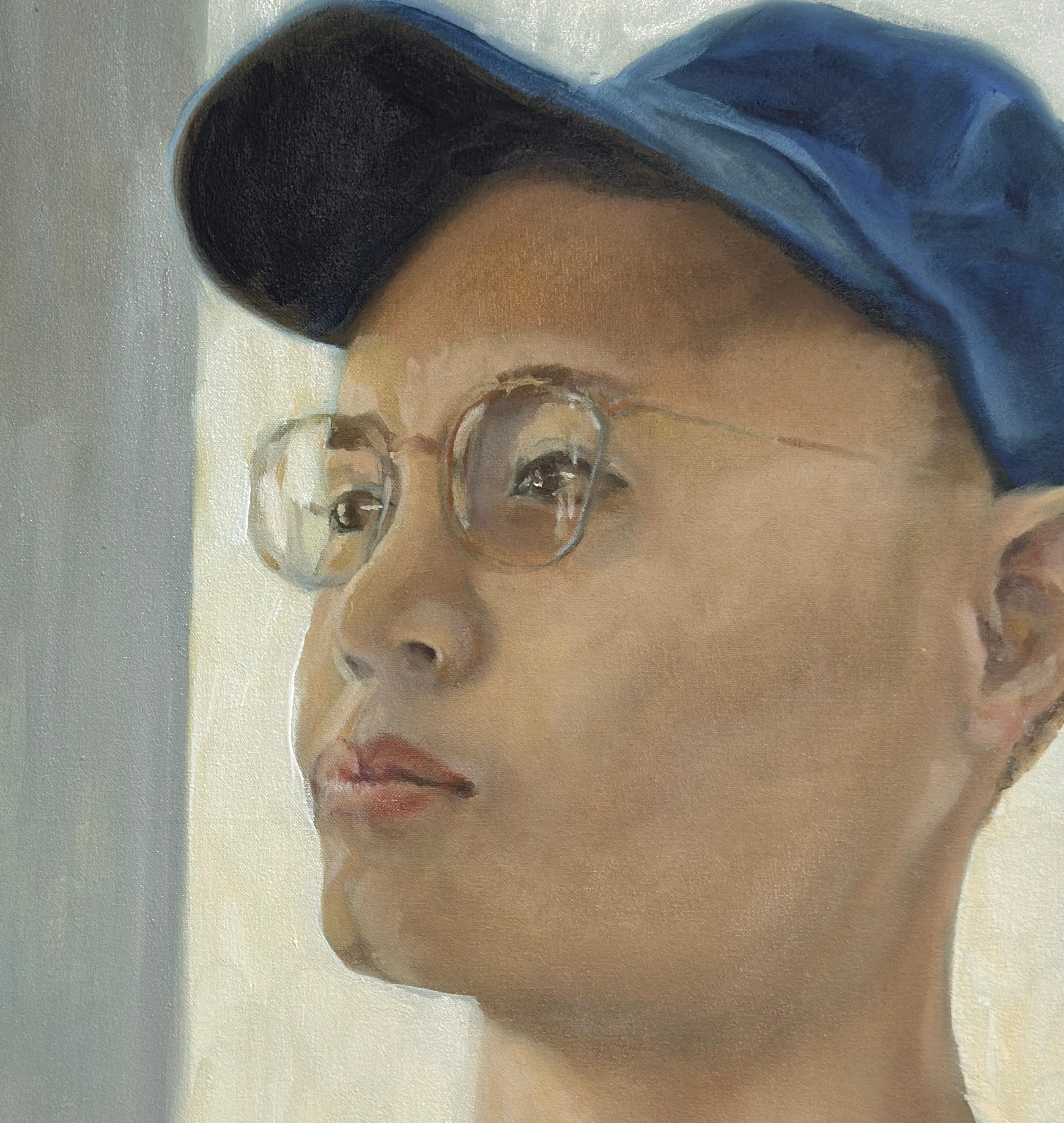 Iced Mocha Moment, oil on canvas by Alan Brash