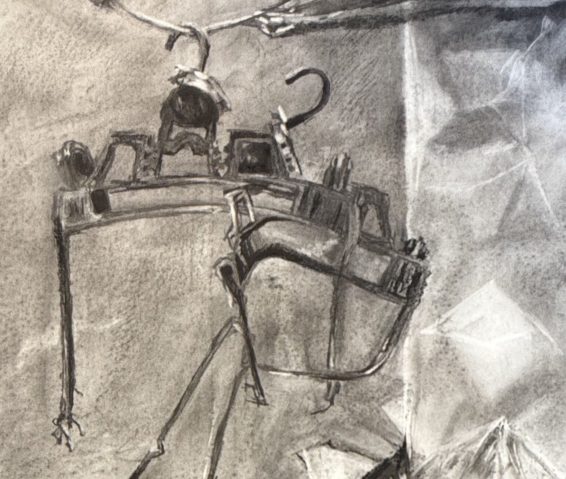 Add and Remove! Charcoal Drawing